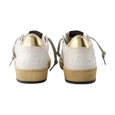 Golden Goose Ballstar Sneakers In Neutral