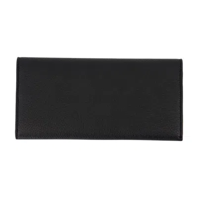 Totême Toteme T-lock Grained Coin Purse In Black