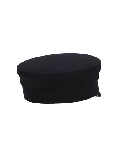 Ruslan Baginskiy Pierced Baker Boy Hat In Black