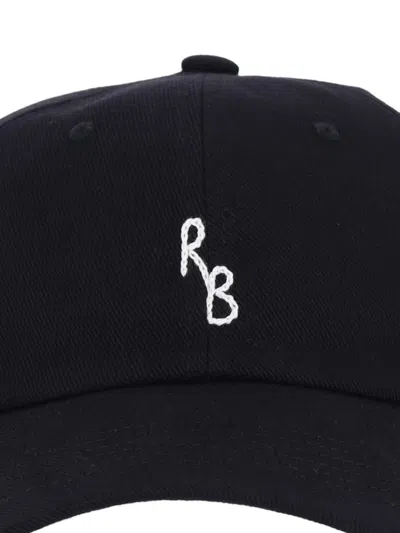 Ruslan Baginskiy Hand-embroidered Baseball Cap In Black