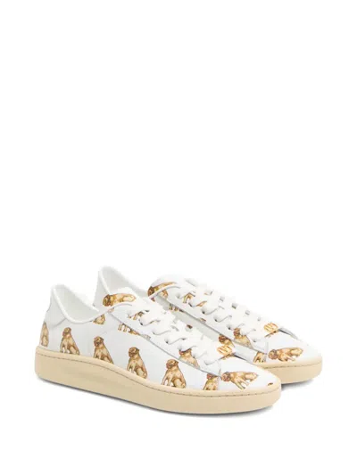 Valentino Sneaker Royco In Vitello Nappato Petit Charles In White