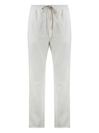 Rick Owens Drkshdw Drkshdw By Rick Owens Cotton Trousers In White