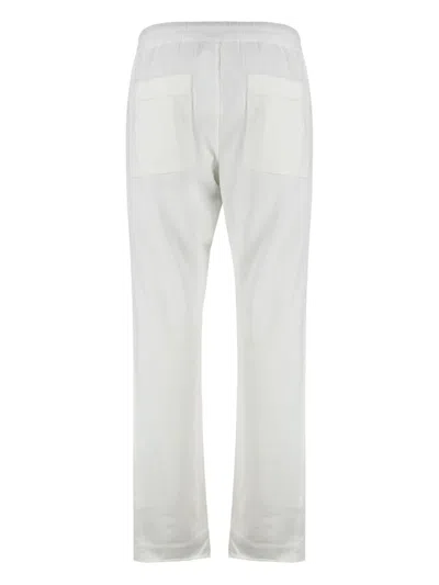 Rick Owens Drkshdw Drkshdw By Rick Owens Cotton Trousers In White