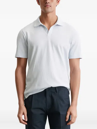 Marc O'polo Short-sleeve Polo Shirt In Gray