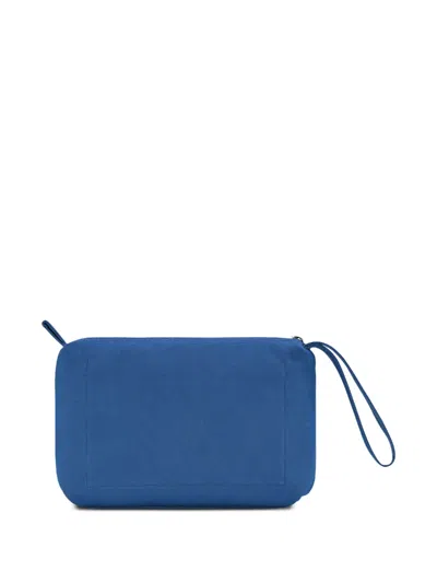 Longchamp Le Pliage Clutch Bag In Blue