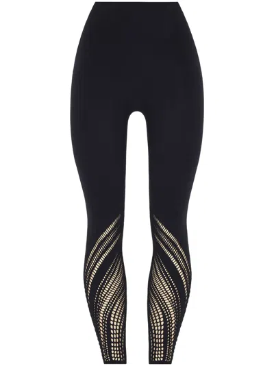 Wolford Organic Net Leggings In Black
