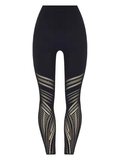 Wolford Organic Net Leggings In Black