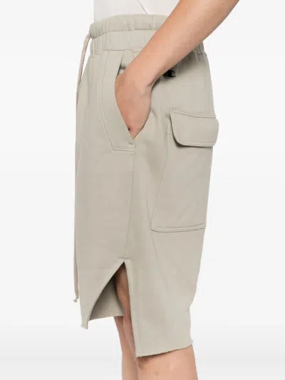 Rick Owens X Champion Cotton Shorts Trousers White In Green
