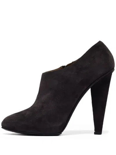 Pre-owned Dolce & Gabbana 110mm Suede Boots