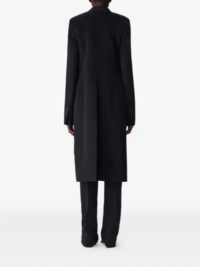 Ann Demeulemeester Single-breasted Coat In Black