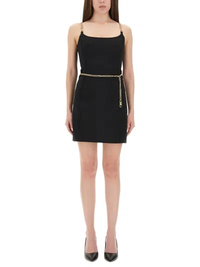 Michael Michael Kors Black Recycled Polyester Dress In Black