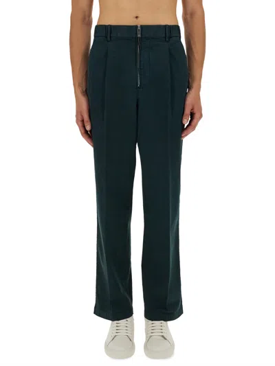 Helmut Lang Zoot Cargo Pants In Green