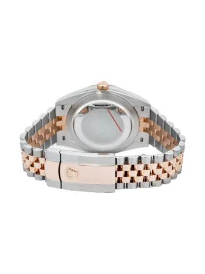 Pre-owned Rolex Datejust 41mm In White