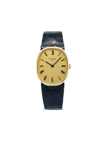 Pre-owned Patek Philippe Golden Ellipse 27mm In Yellow