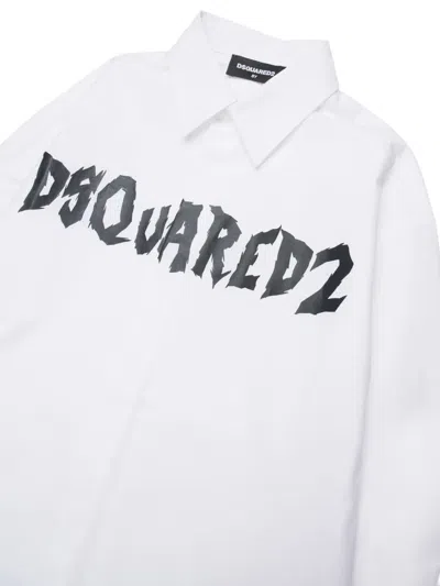 Dsquared2 Klassisches Hemd In White