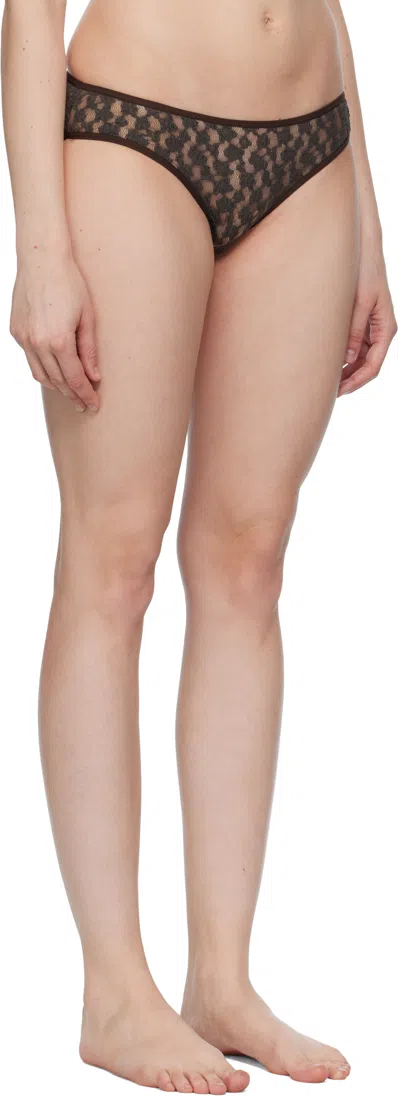 Baserange Brown Crescent Briefs