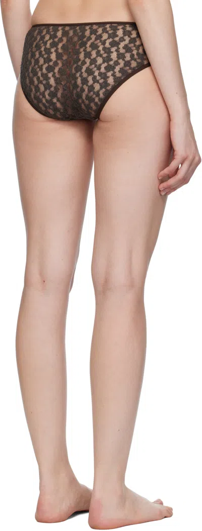 Baserange Brown Crescent Briefs