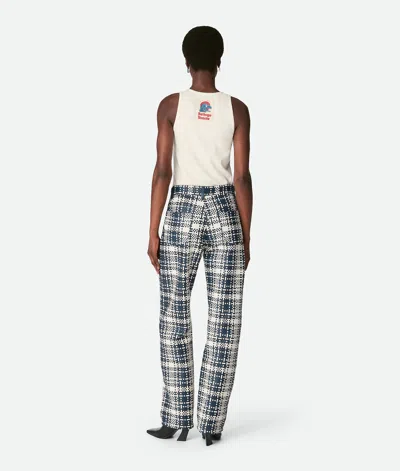 Bottega Veneta Pantalon En Cuir Mini Intreccio