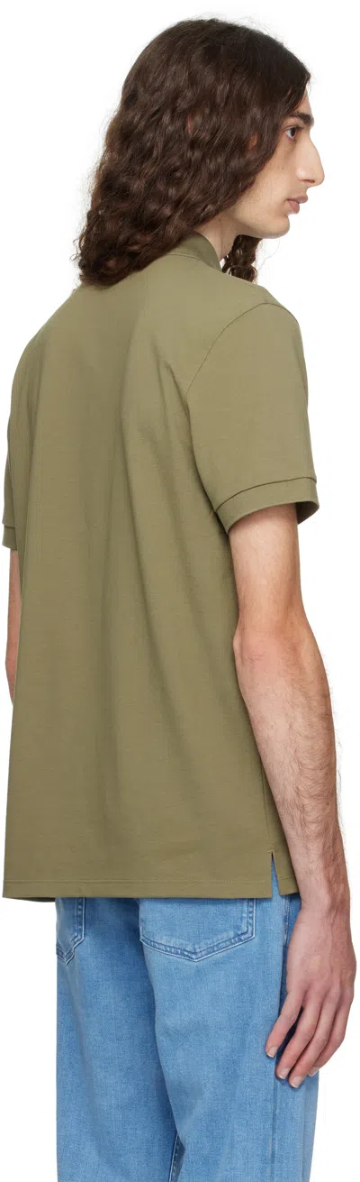 Hugo Boss Khaki Pallas Piqué Logo Polo