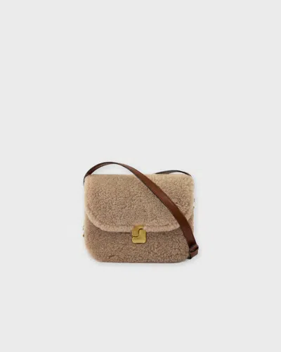 Soeur Väska Belissima Mini Shearling Beige
