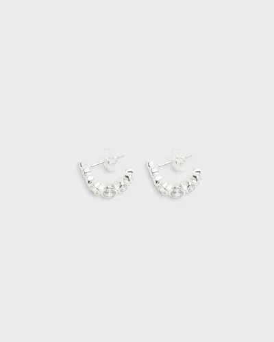Ragbag Odette Earrings Silver In Metallic
