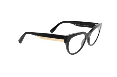Bvlgari Bulgari Butterfly Frame Glasses In Black