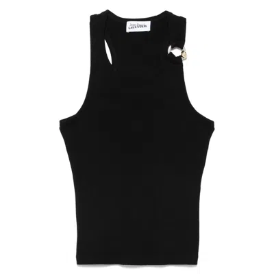 Jean Paul Gaultier Top Nero In Black