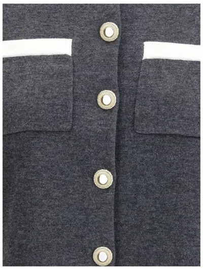 Self-portrait Sweaters In Gray