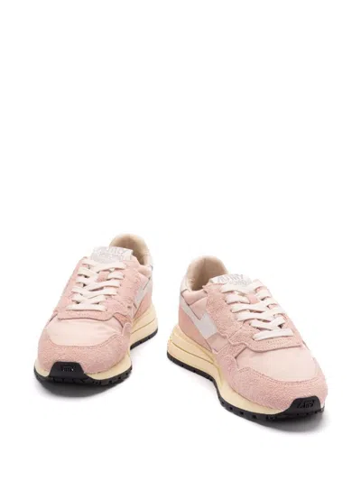 Autry Reelwind Almond-toe Low-profile Sneakers In Neutral