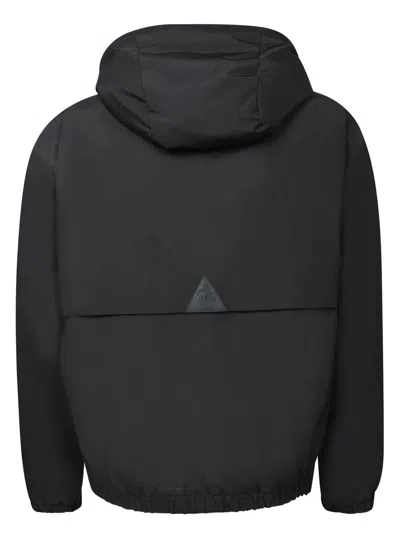 Moncler Bergun Reversible Down Jacket In Black