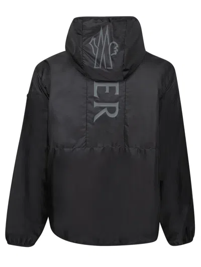 Moncler Granier Zip-up Windbreaker Jacket In Black