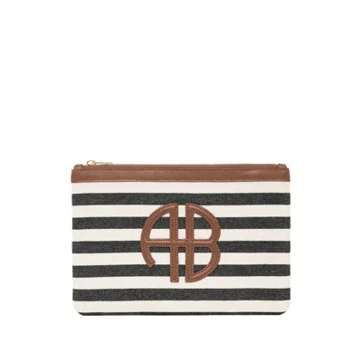 Anine Bing Cotton Clutch Bags