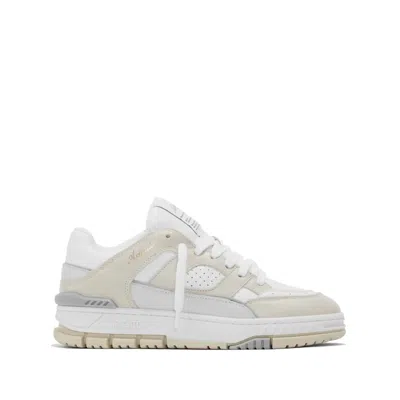 Axel Arigato Area Lo Sneaker Sneakers In Beige Leather In White