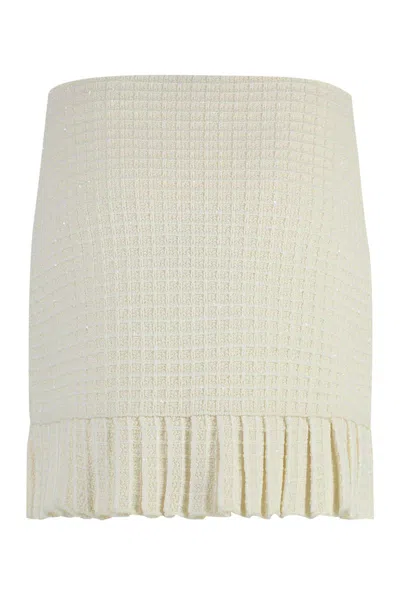 Self-portrait Self Portrait Women Structured Knit Mini Skirt