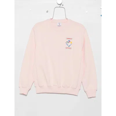 Casablanca Montaigne Graphic-print Sweatshirt In Pink