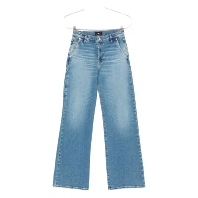 7 For All Mankind Denim Wide-leg Jeans In Blue