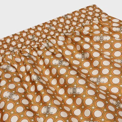 Celine Pajama Shorts In Silk Twill