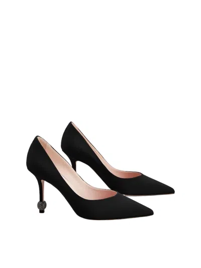 Roger Vivier Jewel Heel Pumps In Grosgrain