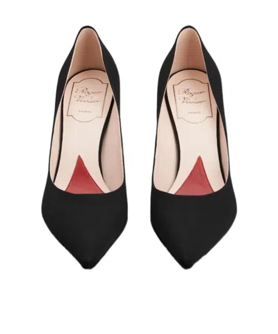 Roger Vivier Jewel Heel Pumps In Grosgrain