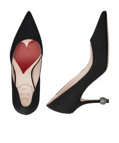 Roger Vivier Jewel Heel Pumps In Grosgrain