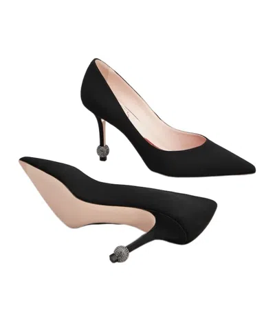 Roger Vivier Jewel Heel Pumps In Grosgrain