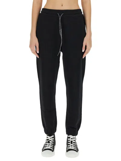 Vivienne Westwood Women Jogging Pants With Spray Print Orb