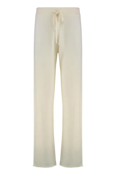 Sablyn Cashmere Drawstring Trousers In Neutral