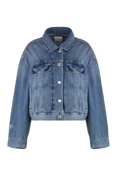 Pinko Distressed Denim Jacket