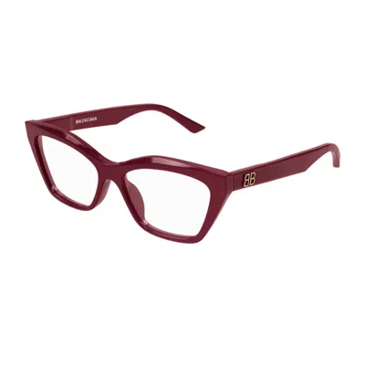 Balenciaga Bb0342o Linea Everyday 010 Red Glasses