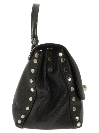Zanellato Small Leather Handbag With Adjustable Shoulder Strap