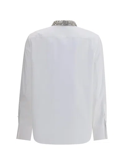 Alexander Mcqueen Shirt With Embellished Collar