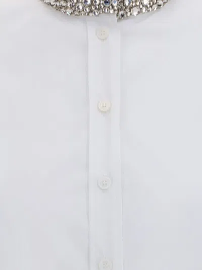 Alexander Mcqueen Shirt With Embellished Collar