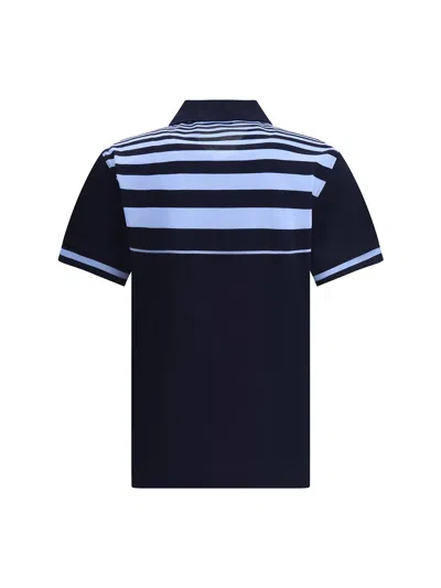 Ferragamo Short Sleeves Polo Shirt In Blue