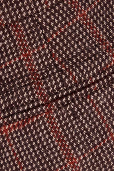 Chloé Wool Check High-rise Flared Pants